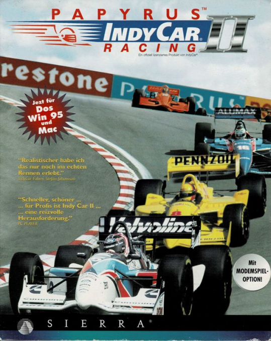 IndyCar Racing II — box-2D (EU)