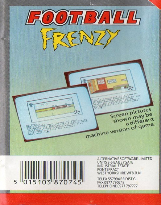Football Frenzy — box-2D-back (EU)