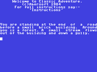 Classic Adventure — ss (WOR)
