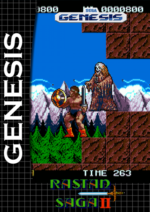 Rastan Saga 2 — box-2D (SS)
