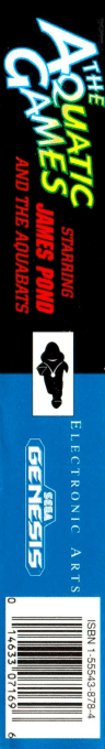 Aquatic Games Starring James Pond And The Aquabats The — box-2D-side (US)