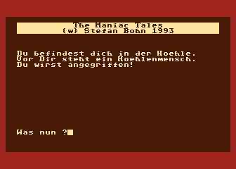 The Maniac Tales — ss (WOR)