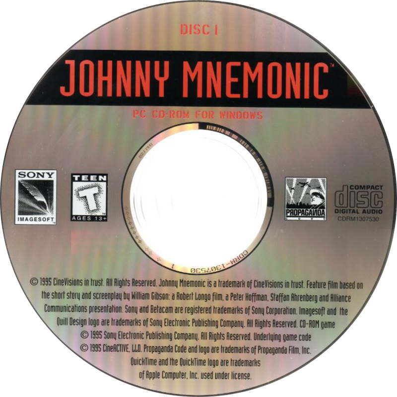 Johnny Mnemonic — support-2D (US)