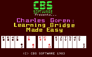 Charles Goren : Learning Bridge Made Easy — sstitle (WOR)