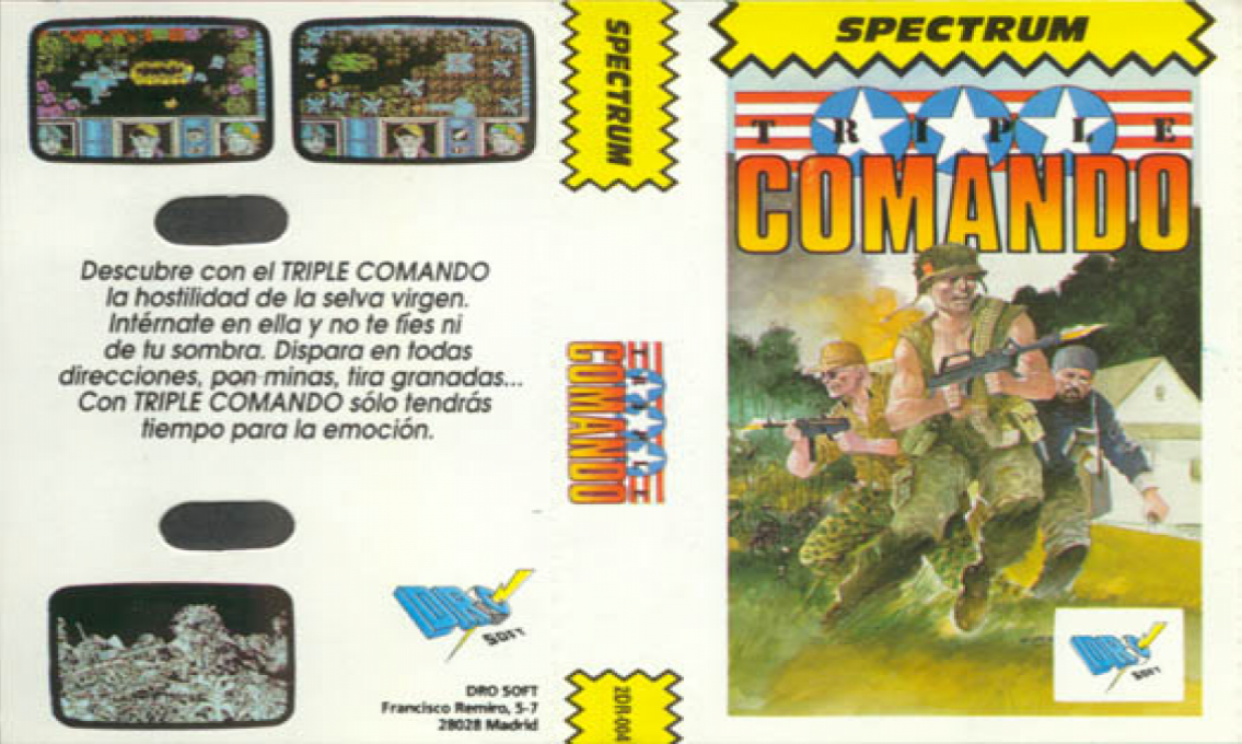 Triple Comando — box-texture (SP)