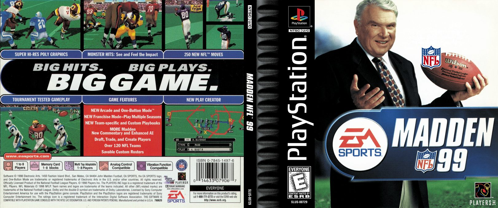 Madden Nfl 99 — box-texture (US)