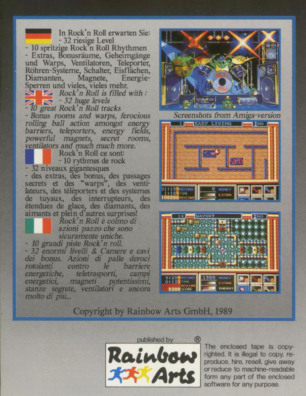 Rock 'n Roll — box-2D-back (EU)
