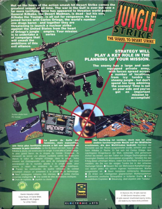 Jungle Strike — box-2D-back (EU)