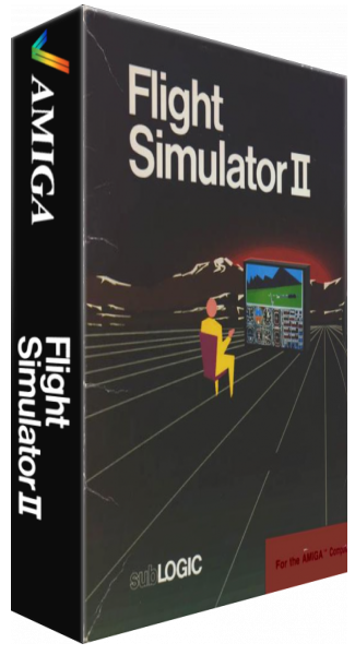 Flight Simulator II — box-3D (WOR)