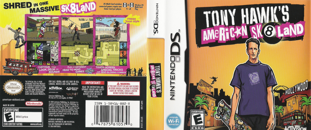 Tony Hawk's American Sk8land — box-texture (US)