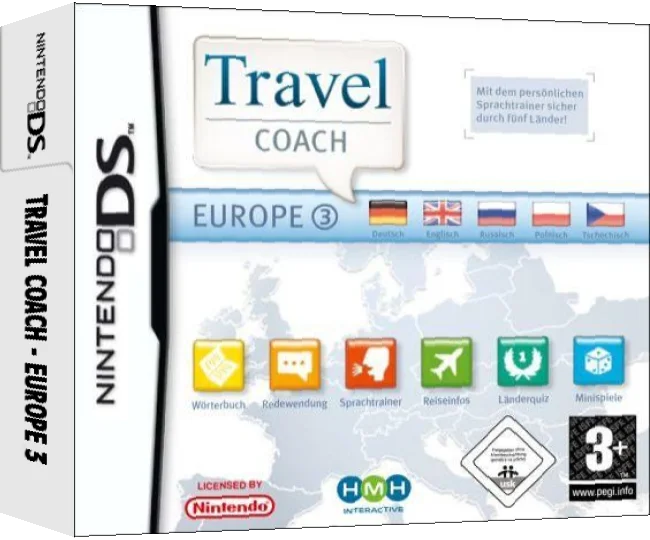 Travel Coach - Europe 3 — box-3D (EU)