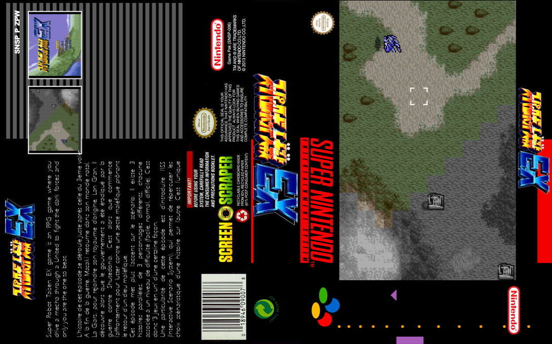 Super Robot Taisen Ex — box-texture (SS)