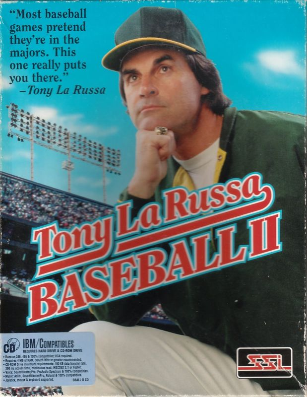 Tony La Russa Baseball 2 box art