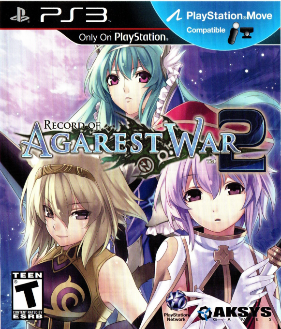 Agarest Senki 2 box art