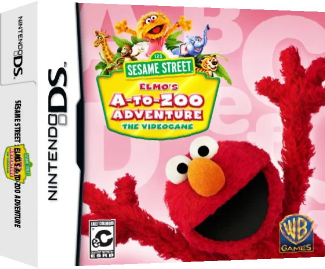 123 Sesame Street - Elmo's A-to-Zoo Adventure - The Videogame — box-3D (US)