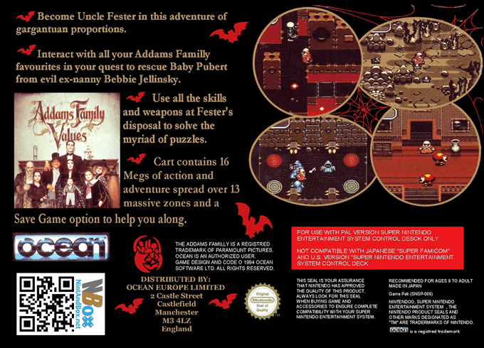 Addams Family Values — box-2D-back (EU)