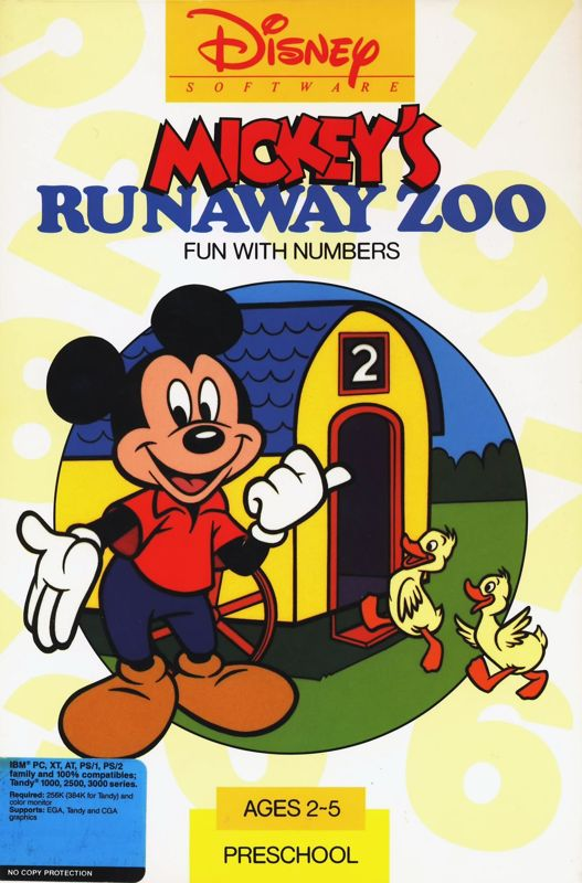 Mickey's Runaway Zoo box art