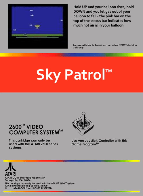 Sky Patrol — box-2D-back (US)