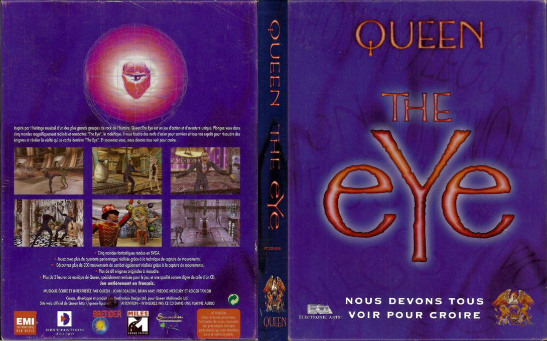 Queen - The Eye — box-texture (FR)