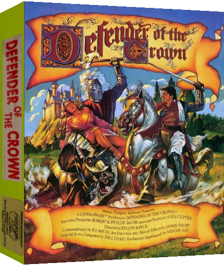 Defender of the Crown — box-3D (EU)