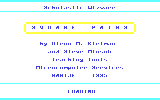 Square Pairs — sstitle (WOR)