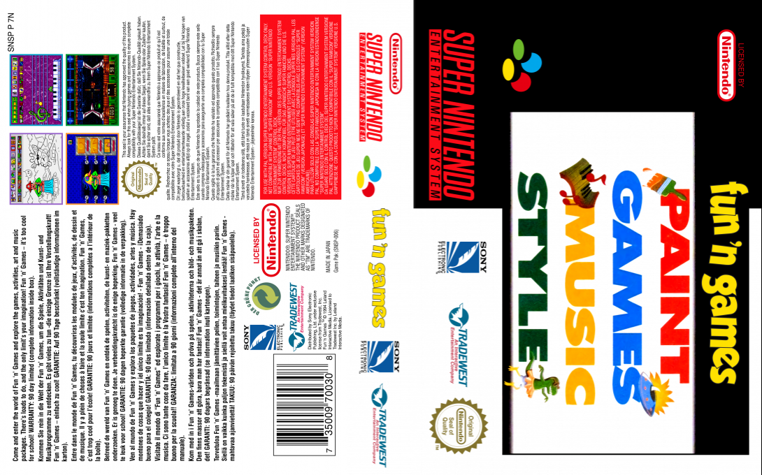Fun 'n' Games — box-texture (EU)