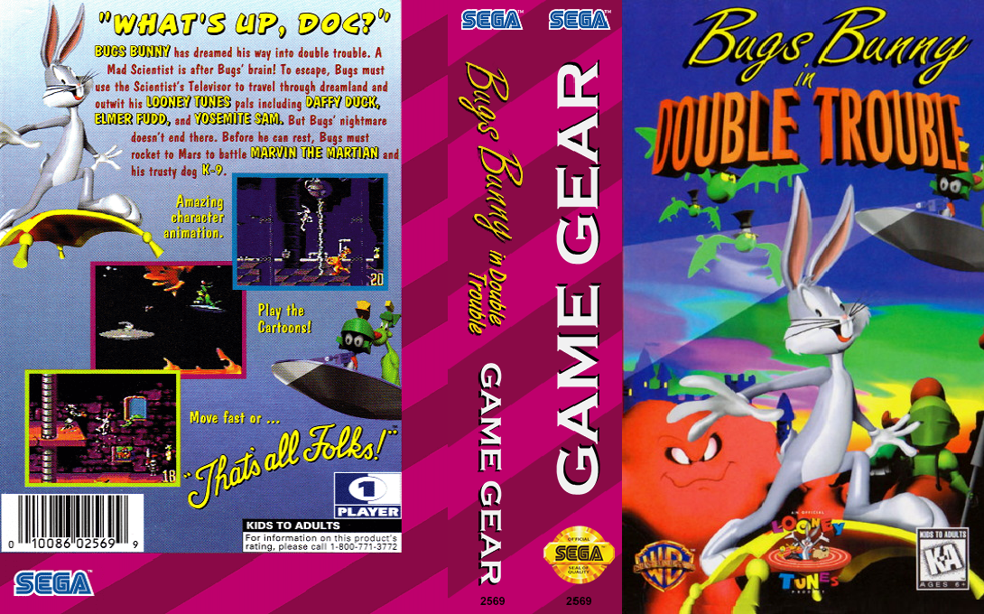 Bugs Bunny In Double Trouble — box-texture (US)