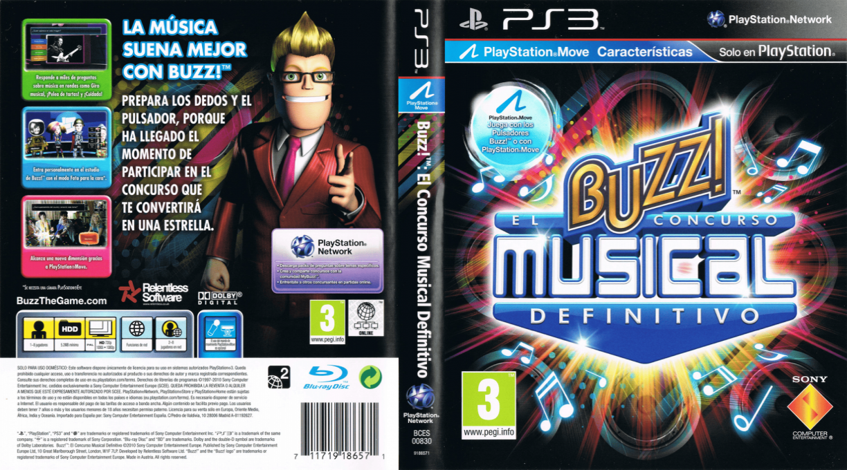 Buzz! The Ultimate Music Quiz — box-texture (SP)