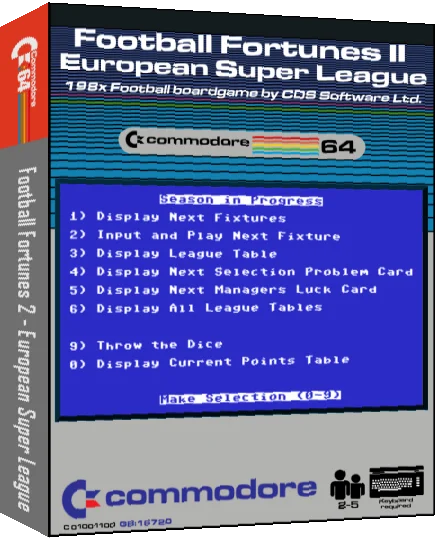 Football Fortunes II : European Super League — box-3D (CUS)