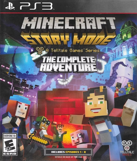 Minecraft - Story Mode - A Telltale Games Series - The Complete Adventure box art