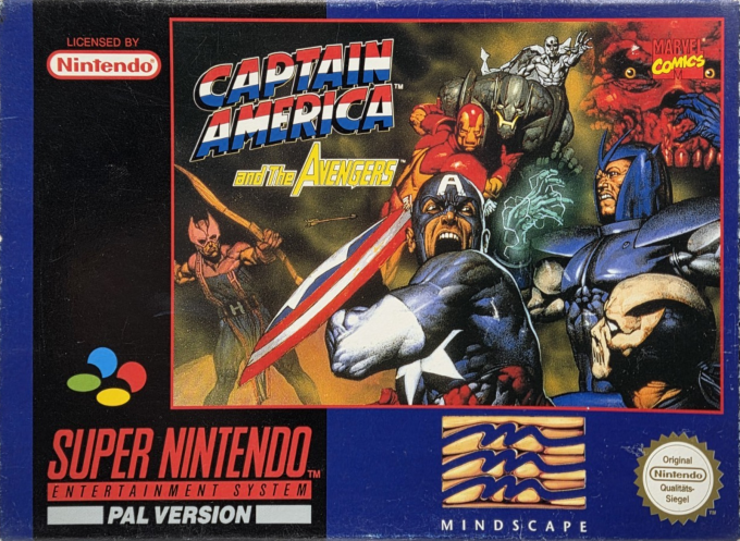 Captain America And The Avengers — box-2D (DE)