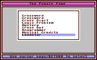 The Puzzle Page #075 — ss (WOR)