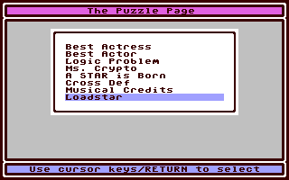The Puzzle Page #118 — ss (WOR)