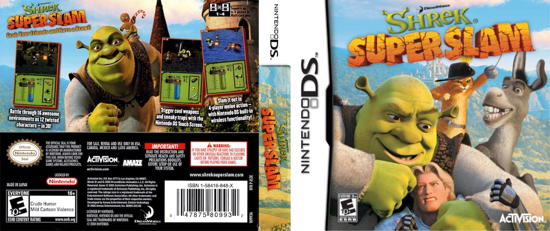Shrek - Super Slam — box-texture (US)