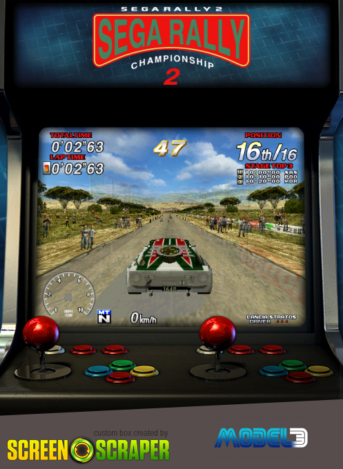 Sega Rally 2 — box-2D (SS)
