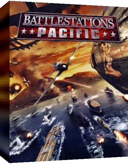 Battlestations - Pacific — box-3D (JP)