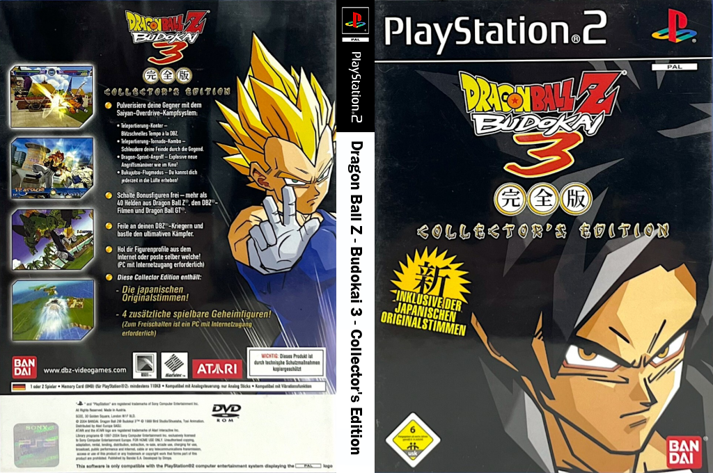 Dragon Ball Z - Budokai 3 - Collector's Edition — box-texture (DE)