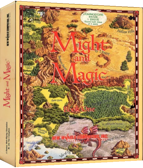 Might and Magic - Book One - Secret of the Inner Sanctum — box-3D (US)