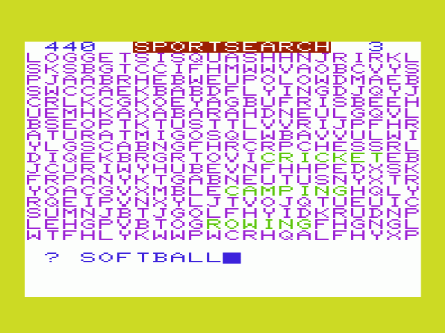 Sport Search — ss (WOR)