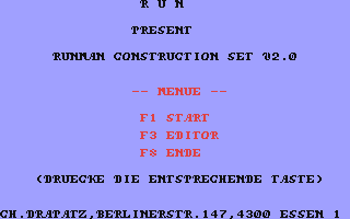 Runman Construction Set — sstitle (DE)