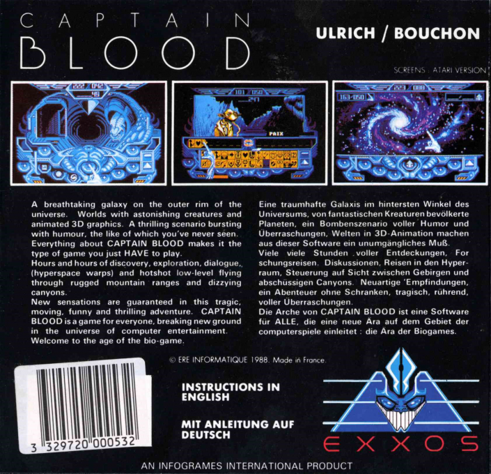 Captain Blood — box-2D-back (EU)