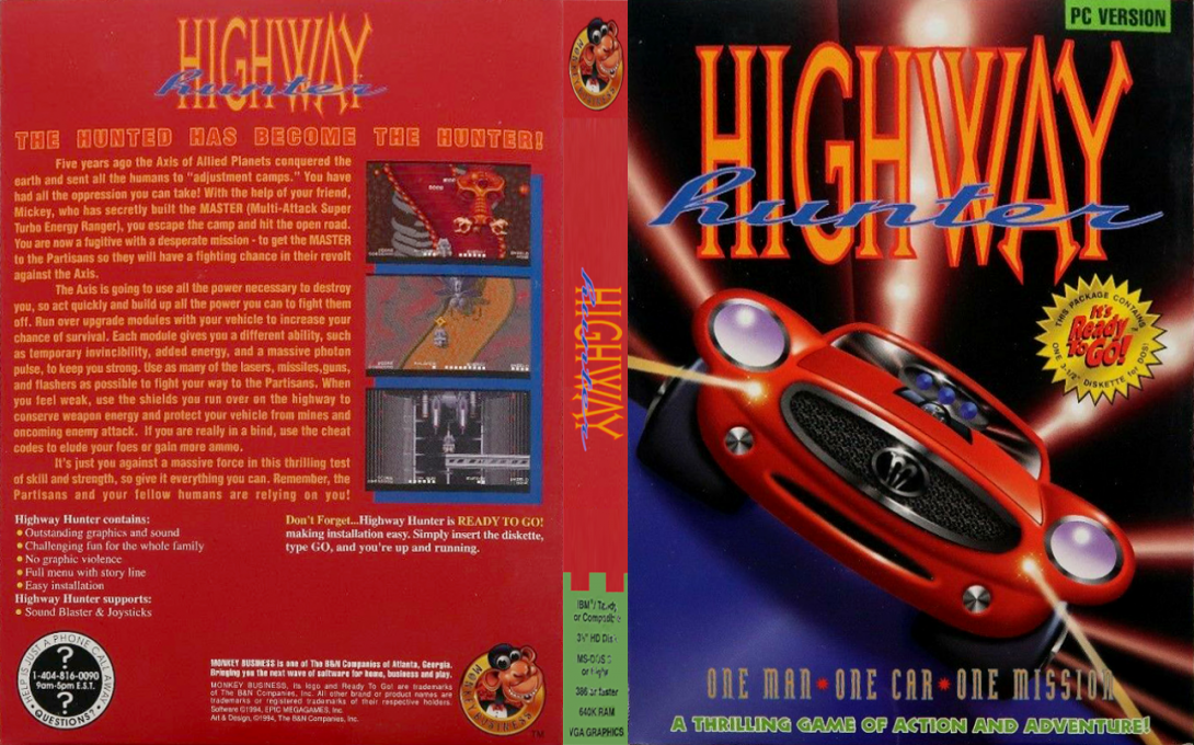 Highway Hunter — box-texture (US)
