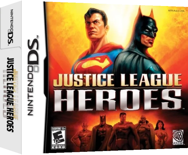 Justice League Heroes — box-3D (US)