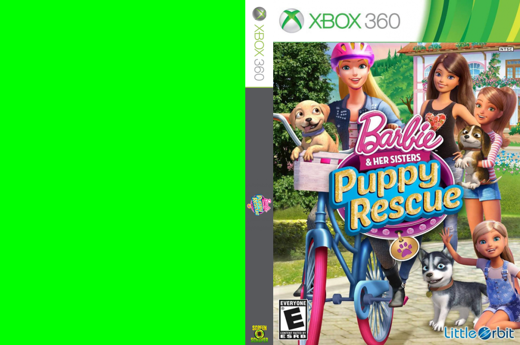 Barbie & Her Sisters - Puppy Rescue — box-texture (US)