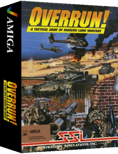 Overrun! - A Tactical Game of Modern Land Warfare — box-3D (WOR)
