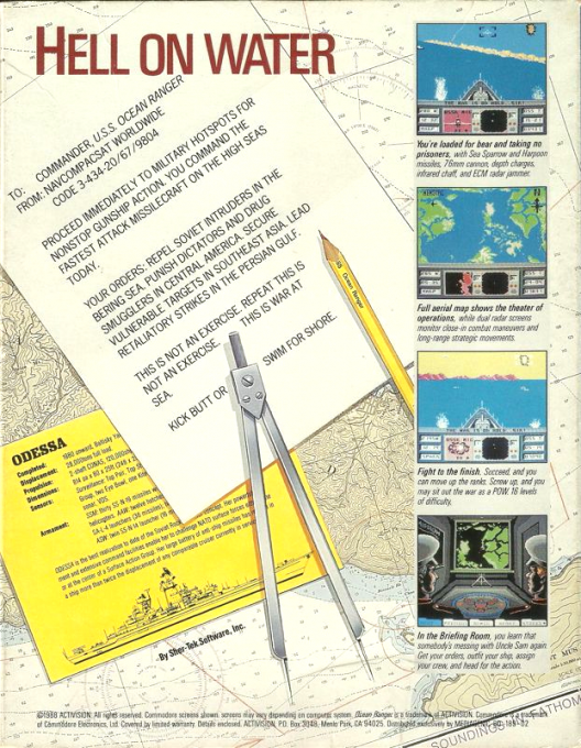 Ocean Ranger — box-2D-back (US)