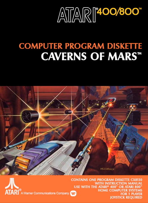 Caverns Of Mars box art