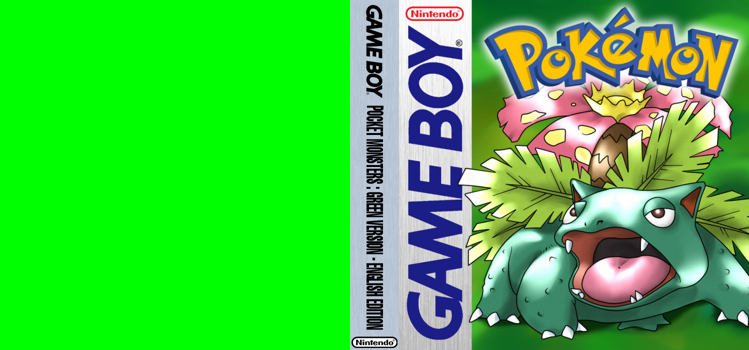 Pocket Monsters - Green Version - English Edition — box-texture (WOR)