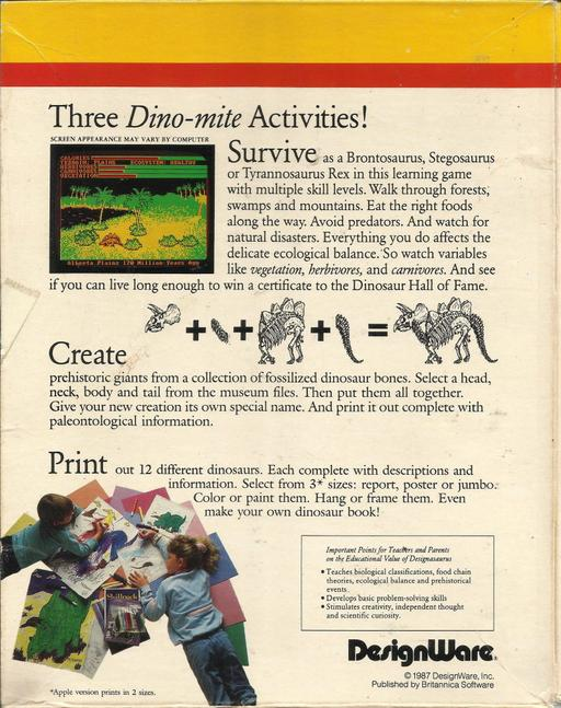 Designasaurus — box-2D-back (US)