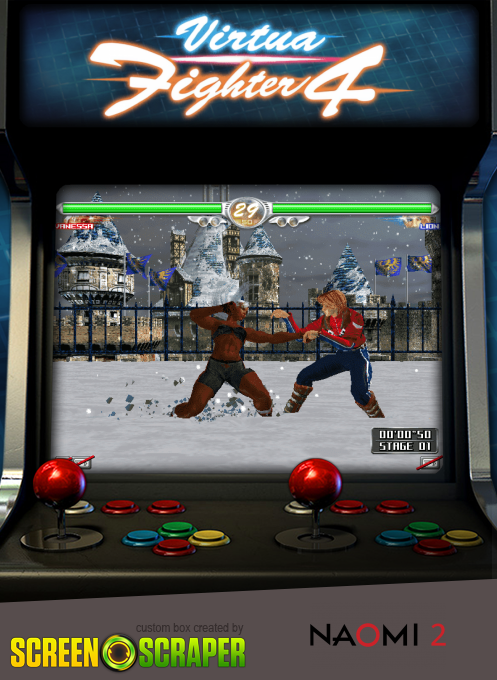 Virtua Fighter 4 — box-2D (SS)